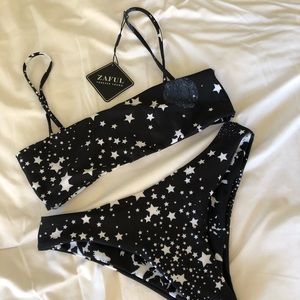 Two piece matching galaxy bikini set BRAND NEW